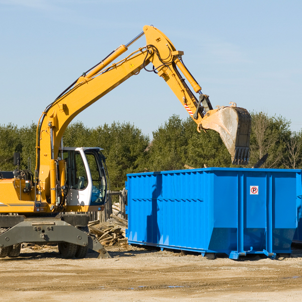 can i rent a residential dumpster for a construction project in Drummonds